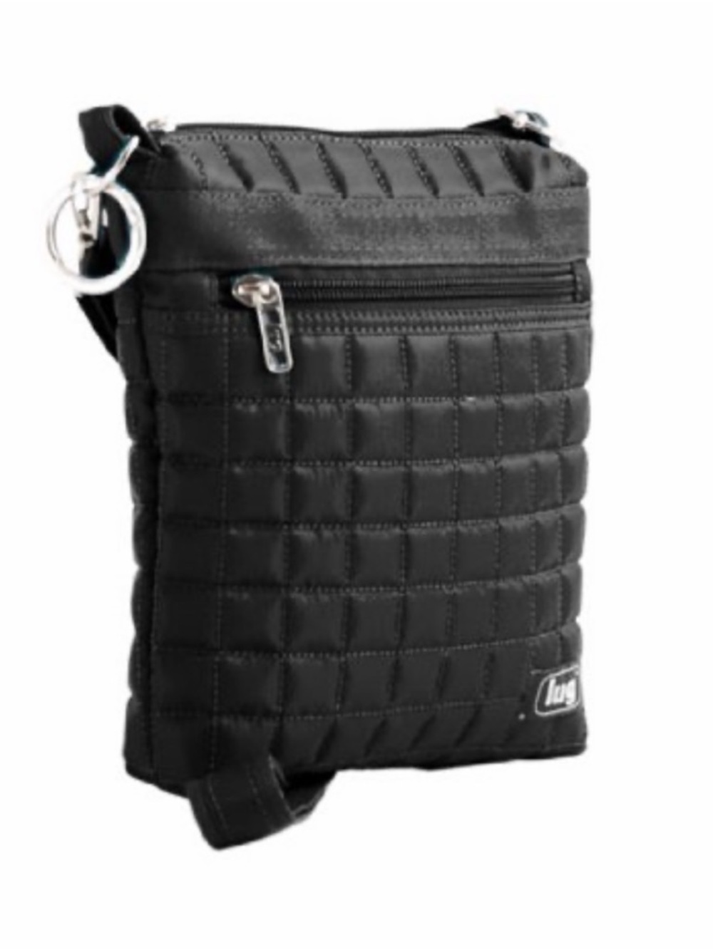 Lug Skipper Black Shoulder Pouch Bag